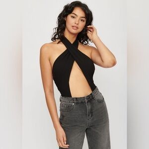Dynamite Talia Halter Bodysuit
